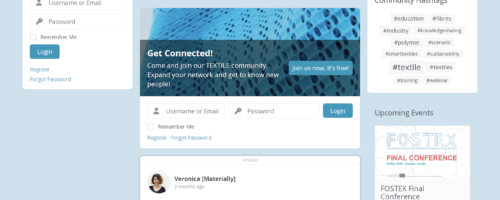 Join the FOSTEX textile community and get in touch with experts of advanced textiles